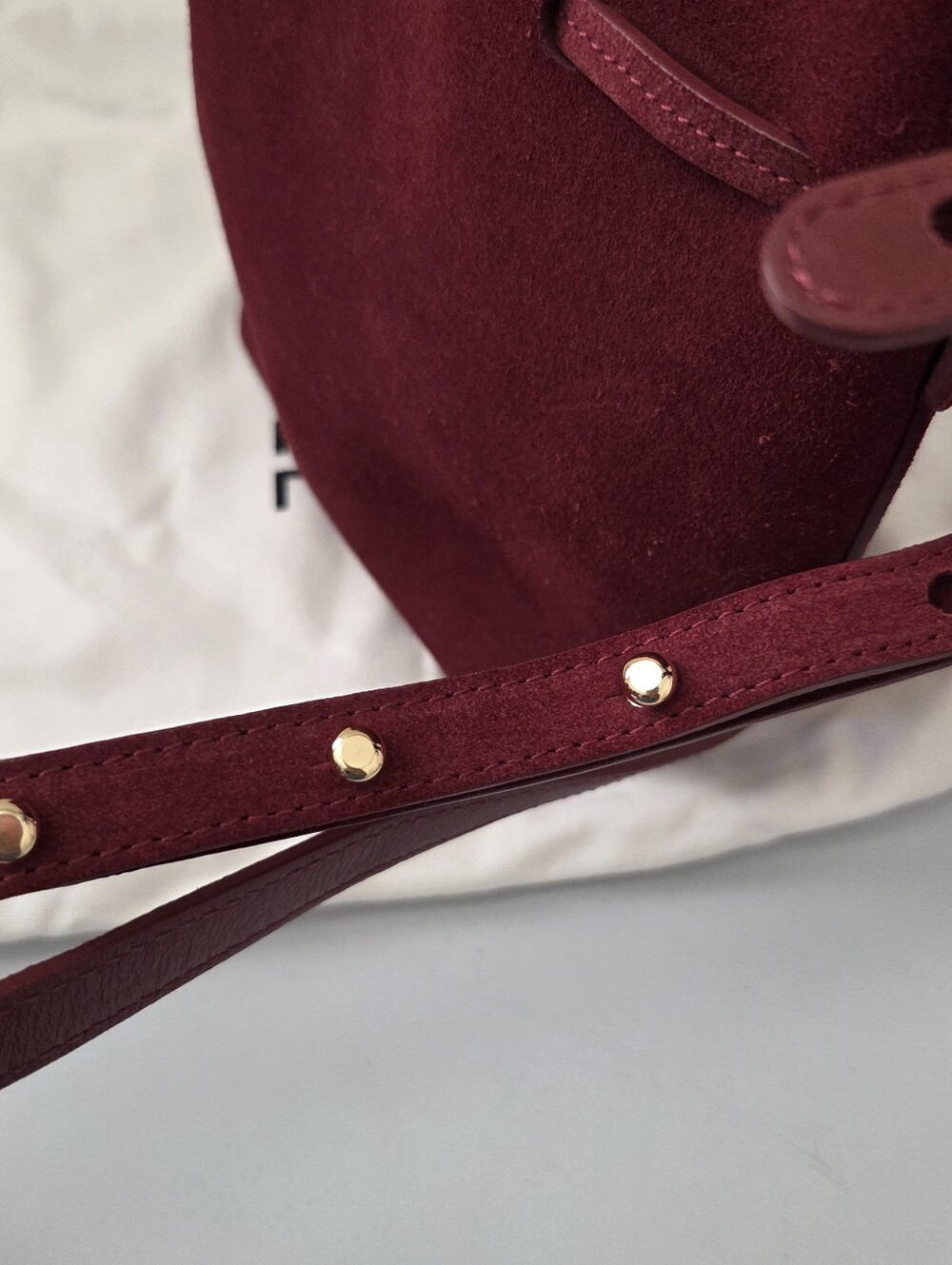 Mansur Gavriel Mini Mini Bucket Bag In Color Rococo - Picture 10 of 10